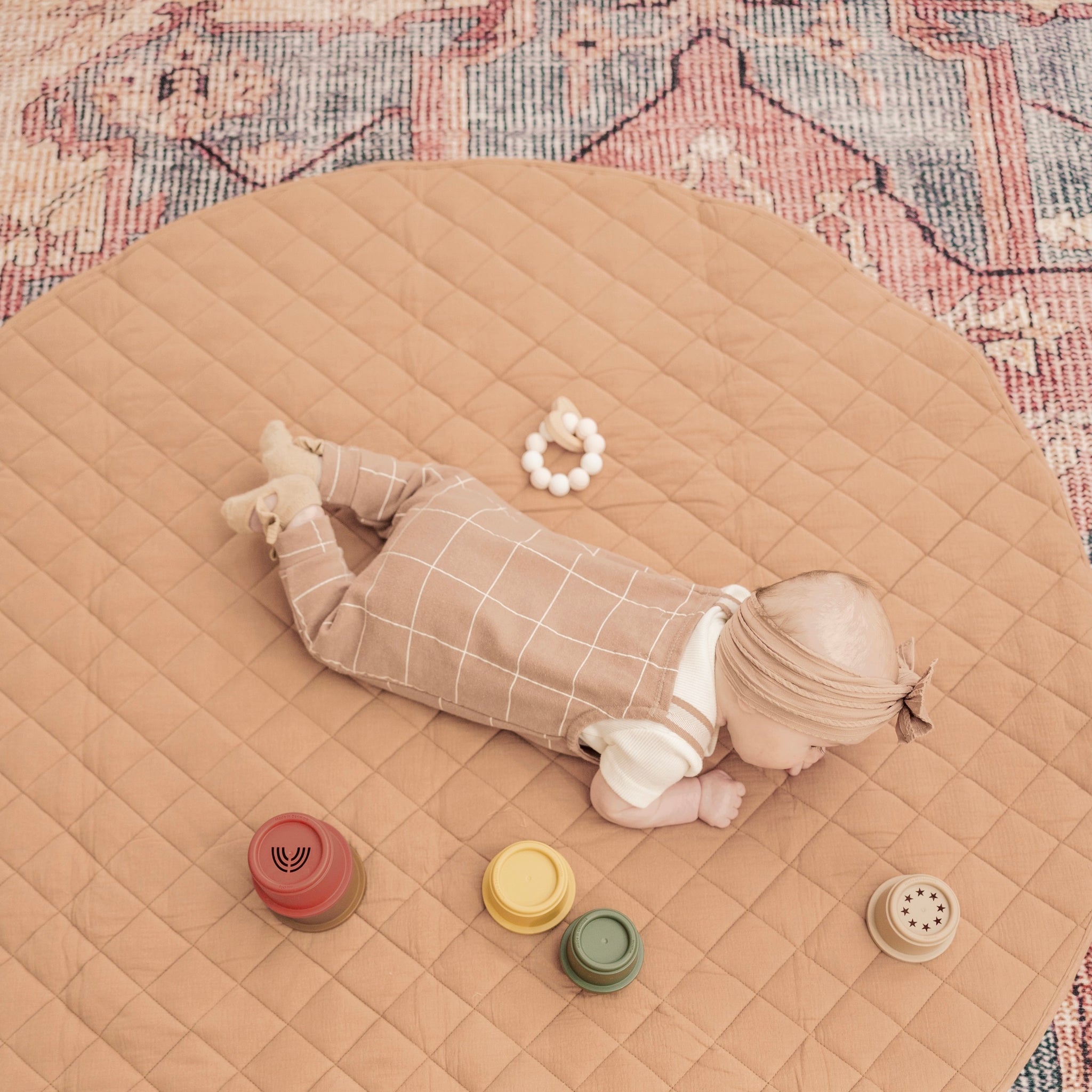 Quilted Round Play Mat